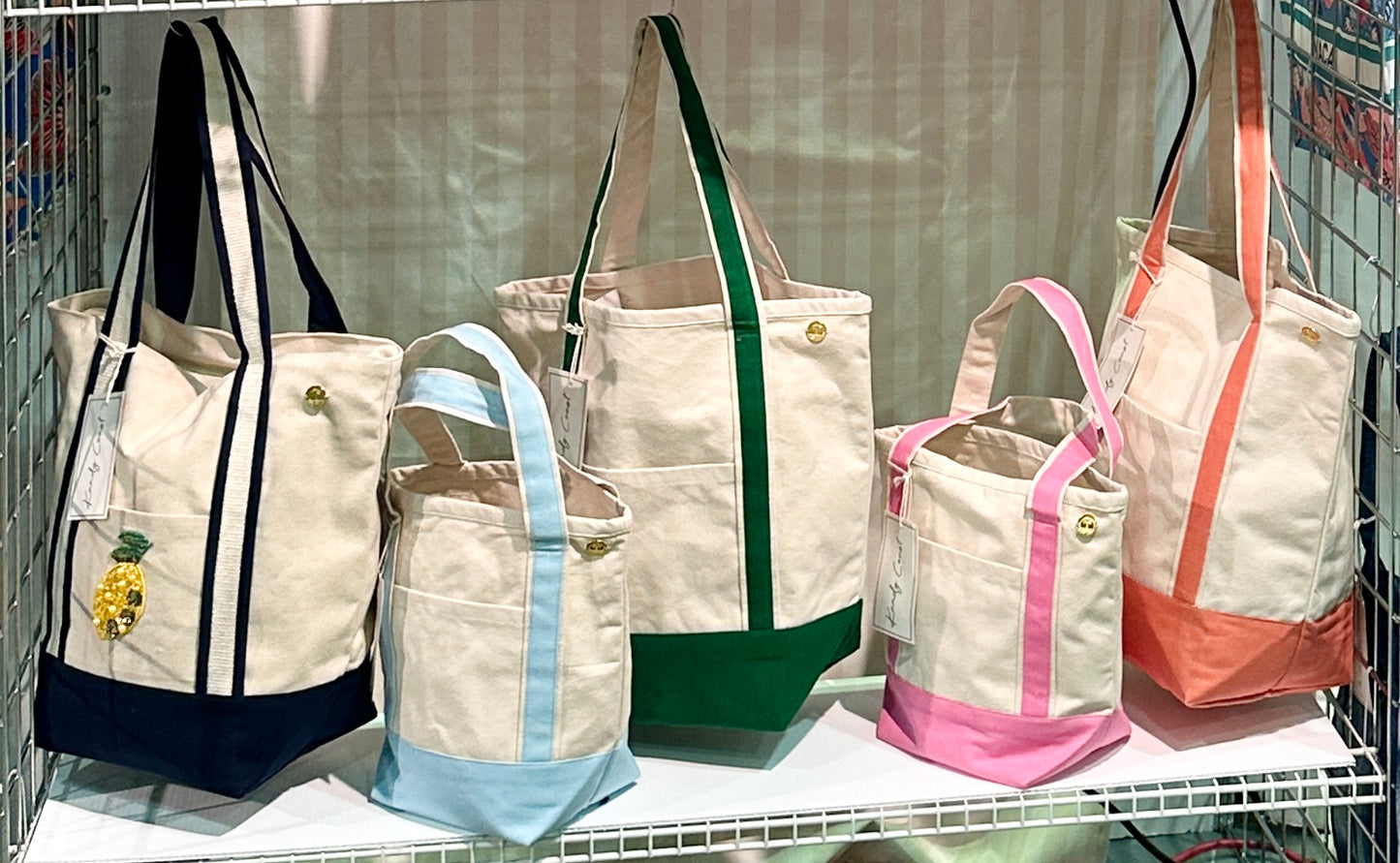 Small Canvas Surf Tote Bag
