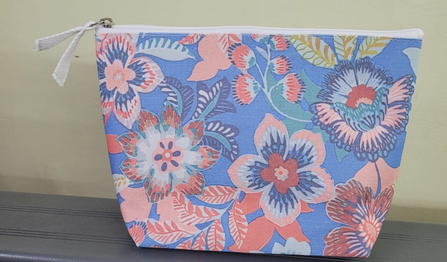 Hudson SAMPLE Cotton Canvas Travel Pouch Custom