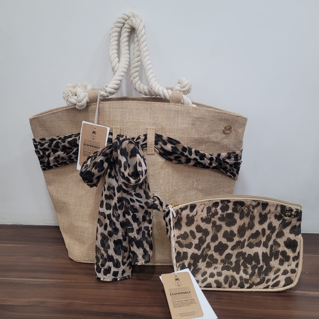 Covent Tote with PAREO Sarong : Leopard