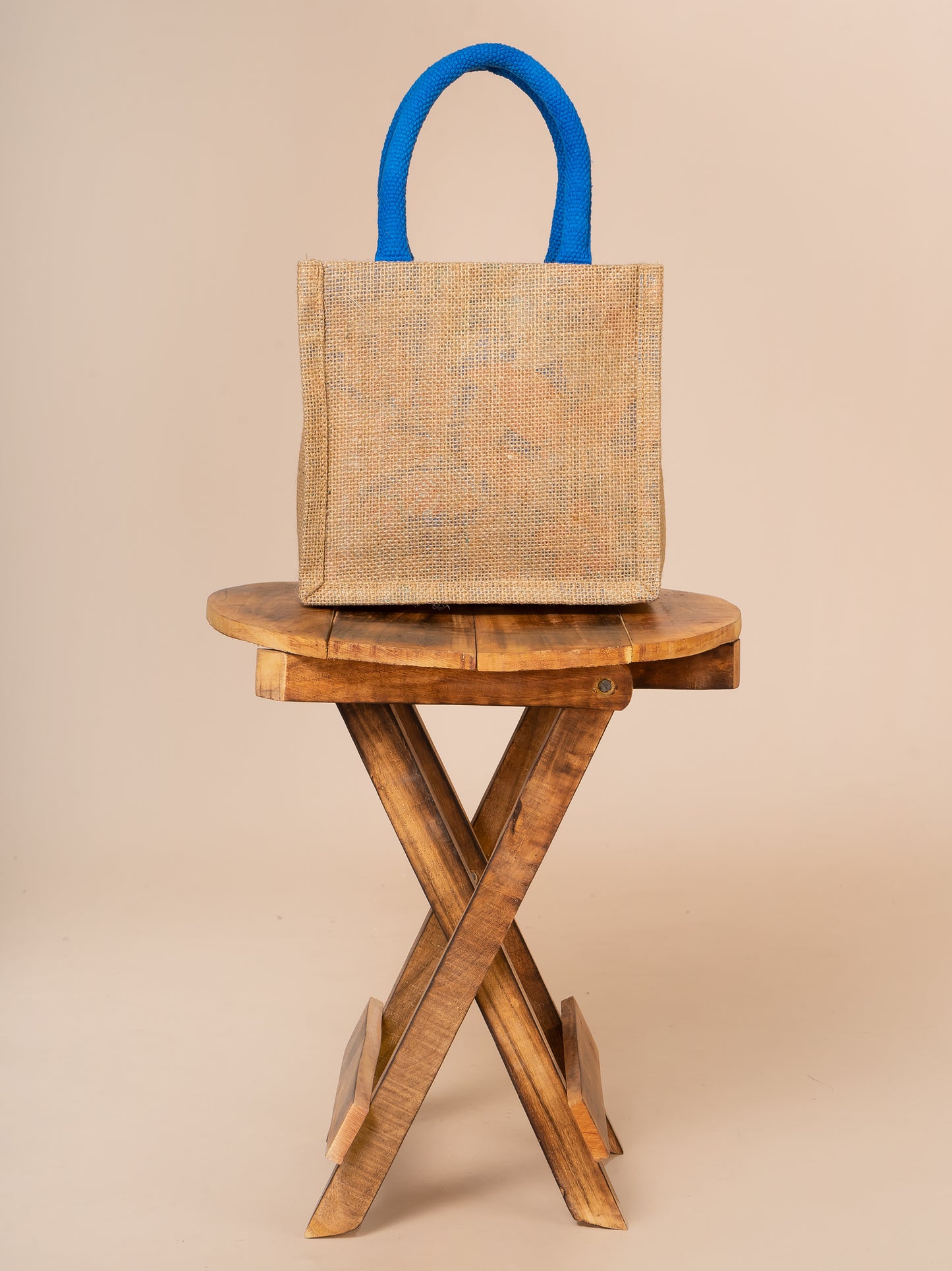 Chelsea Mini Tote In Natural Jute & Stripe Embroidery