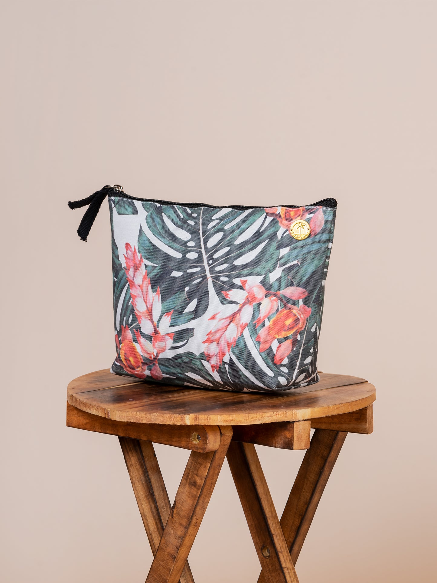 Hudson Palm Beach Cotton Canvas Travel Pouch