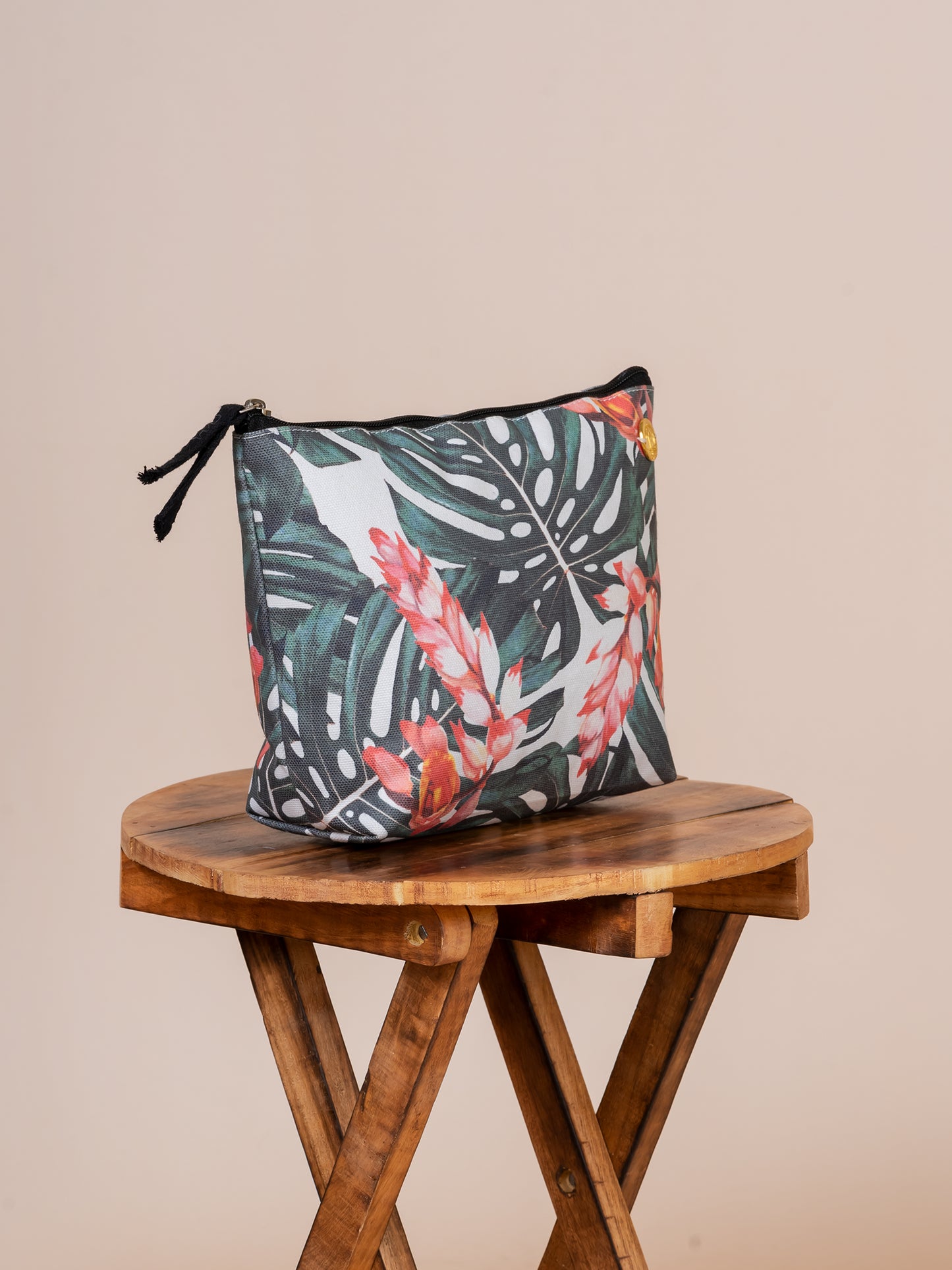 Hudson Palm Beach Cotton Canvas Travel Pouch