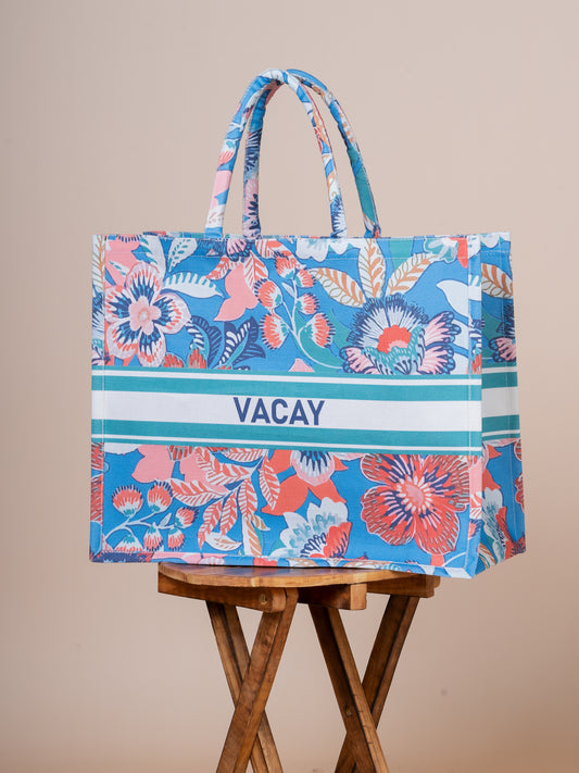 Soho Nectar Cotton Canvas Big Text Tote
