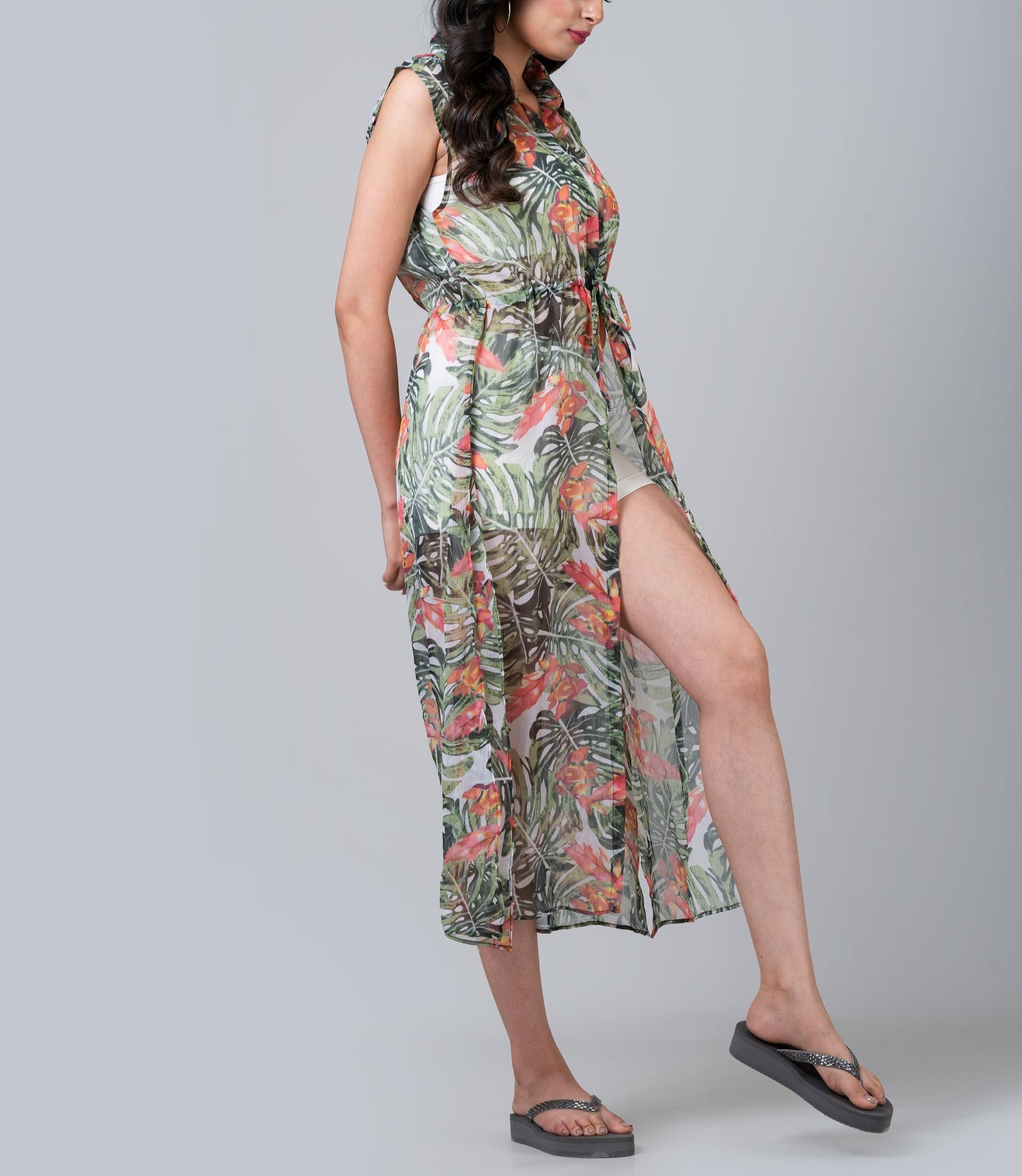 Palm Beach Swim Cover-Up Shirt Dress