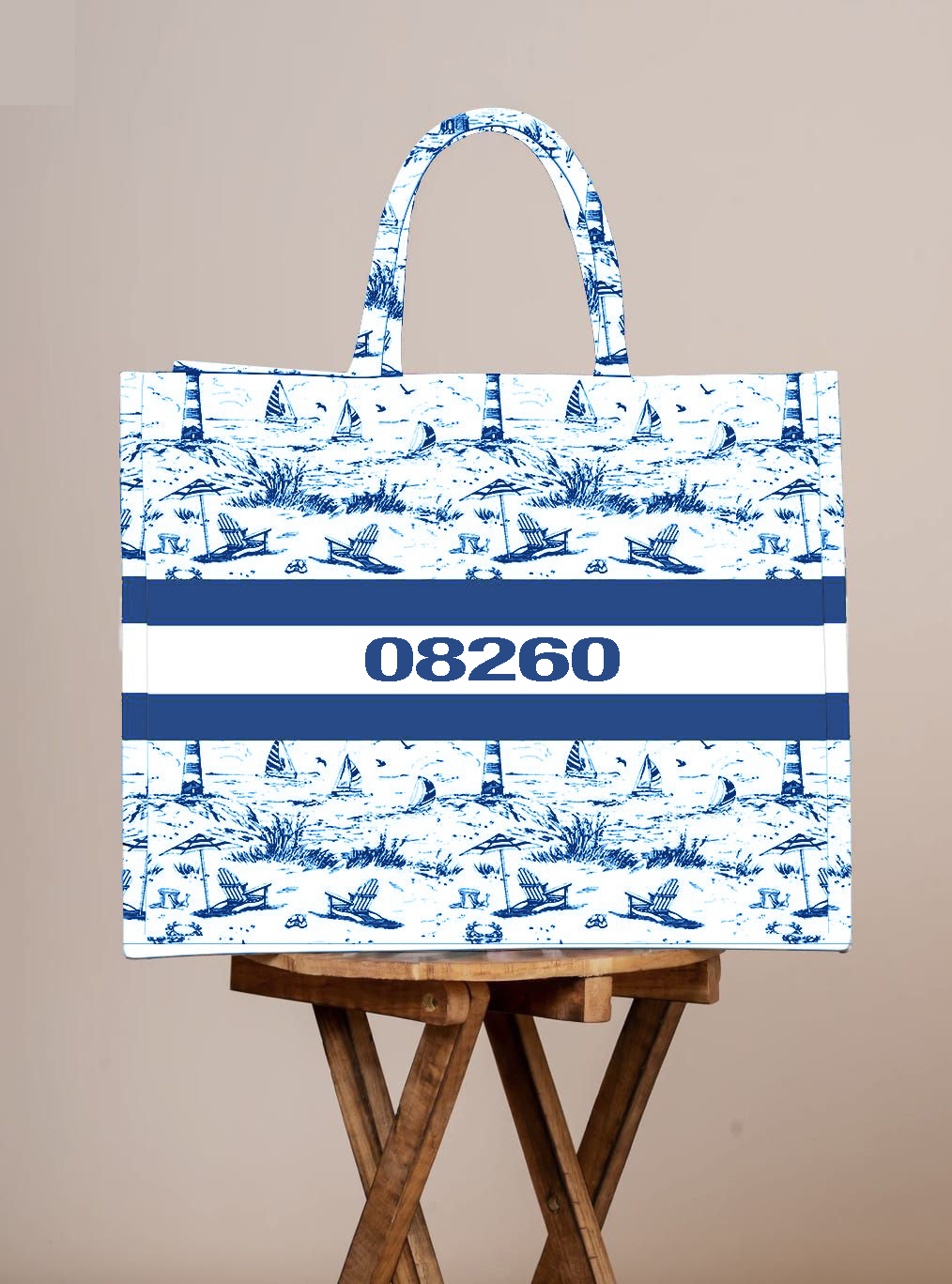 Soho Custom Text Vintage Print-TOTE BAG