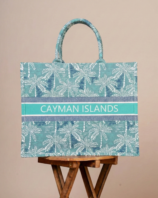 Soho Hello Summer Cotton Canvas Big Tote