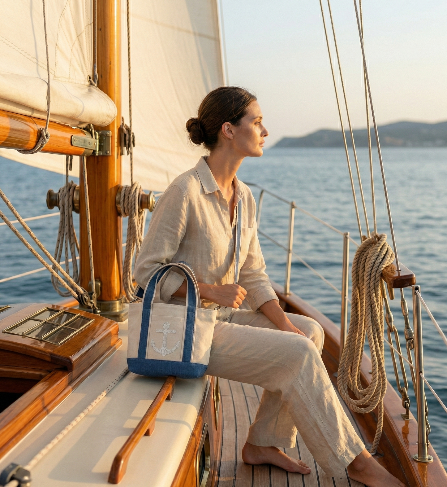 The Club Crossbody Cotton Canvas Bag