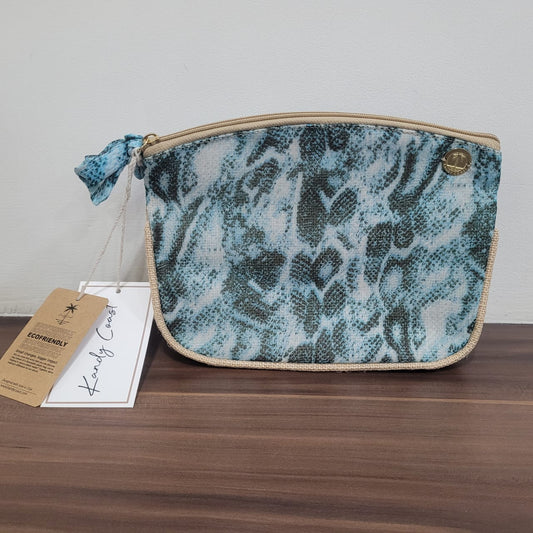 Astoria Snake Chiffon Jute Travel Pouch