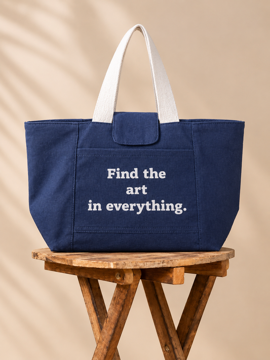 Find Art in Everything - Museum Tote with flap