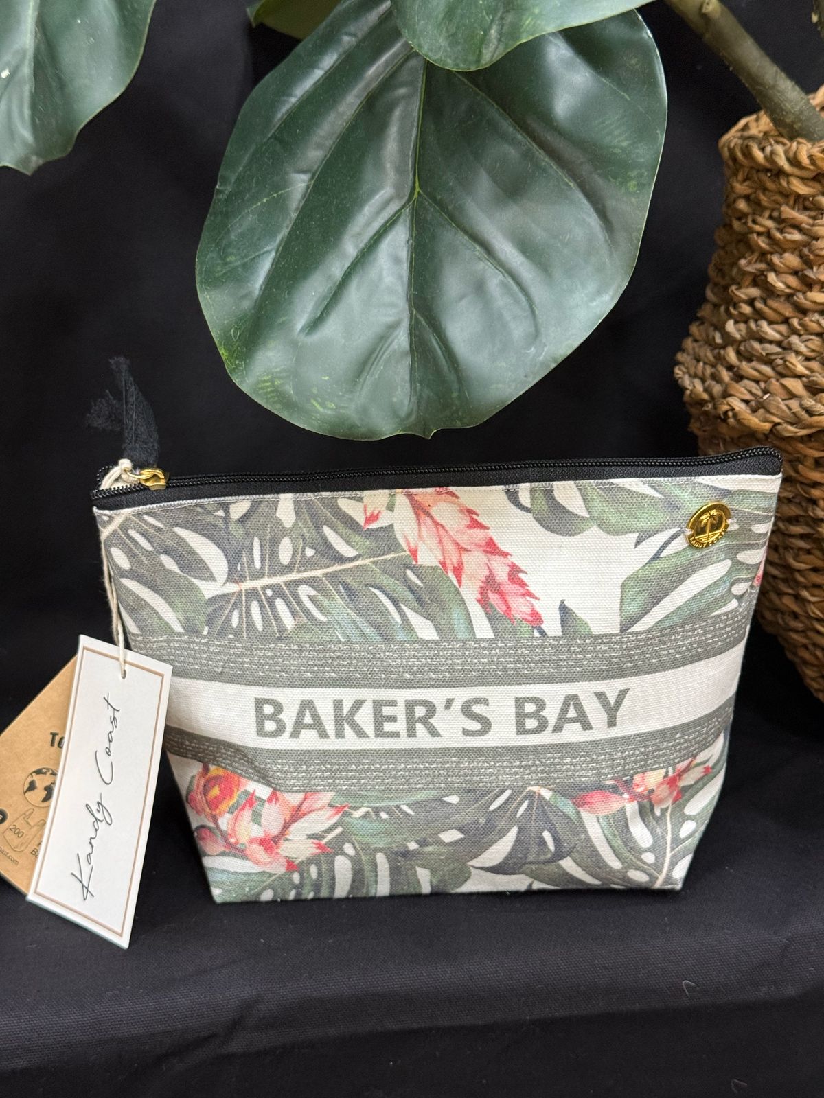 Hudson Palm Beach Cotton Canvas Travel Pouch Custom