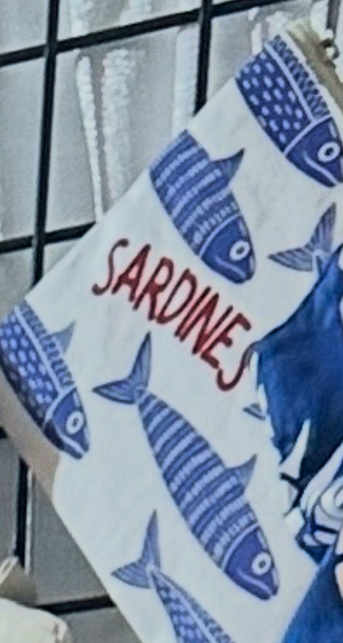 Sardines Fish Travel Pouch Makeup, Cosmetic Organizer Bag