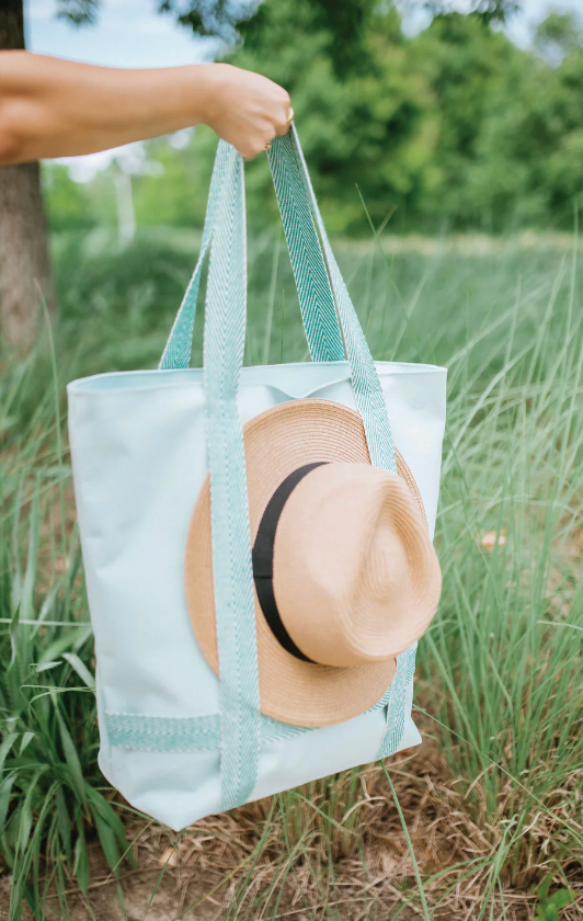 Mint Hat Traveler Tote Bag