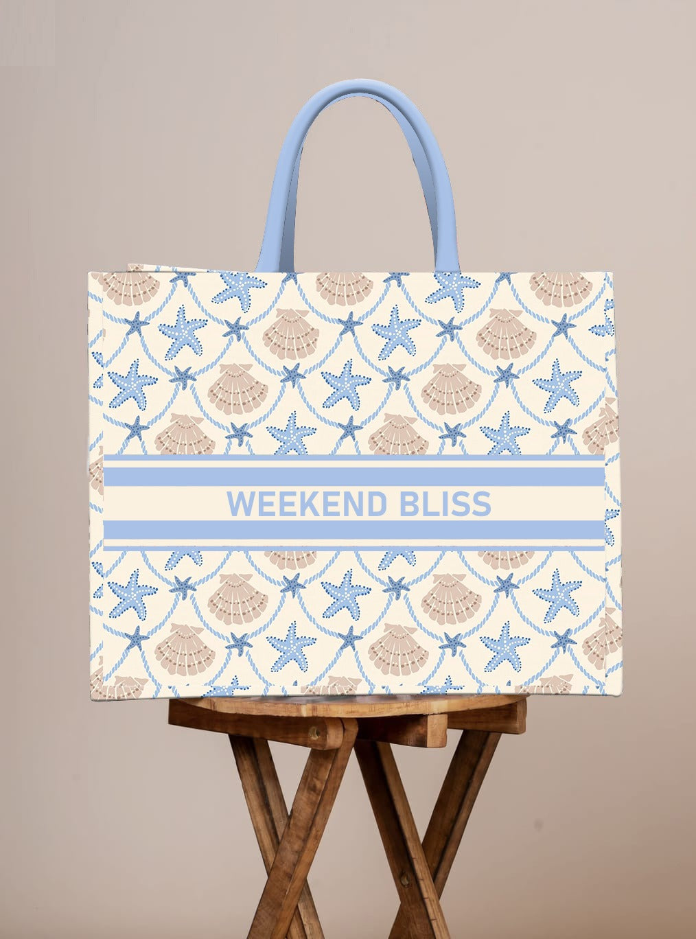Soho Custom Text Vintage Print-TOTE BAG
