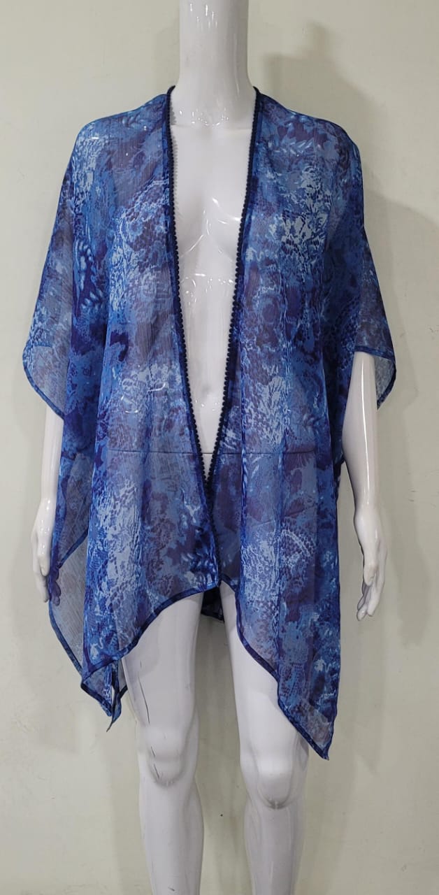 Women Open Kimono Shrug Swim Cover-Up
