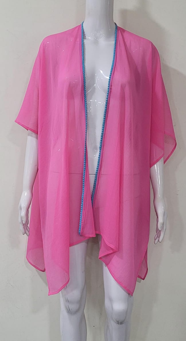 Women Open Kimono Shrug Swim Cover-Up