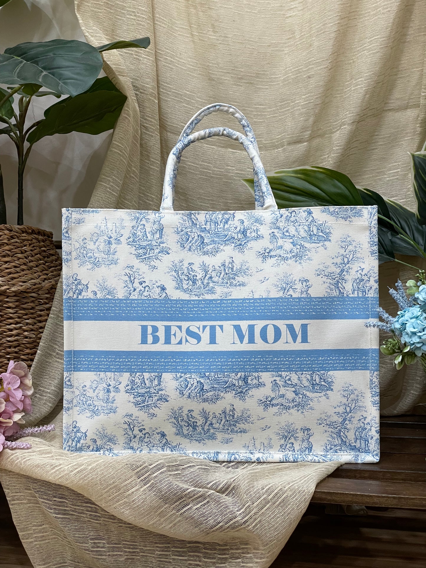 Soho Custom Text Vintage Print-TOTE BAG
