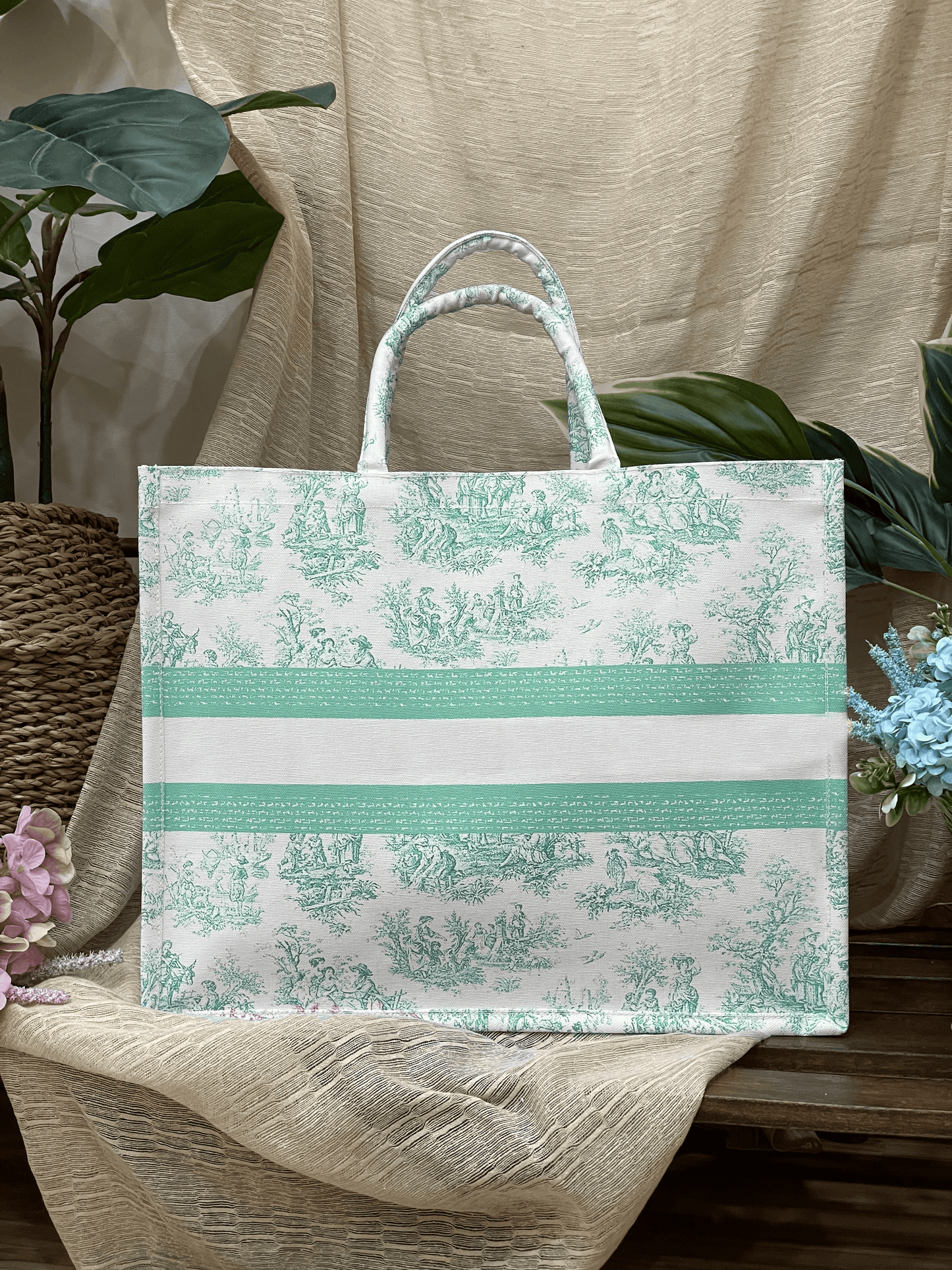Soho Custom Text Vintage Print-TOTE BAG