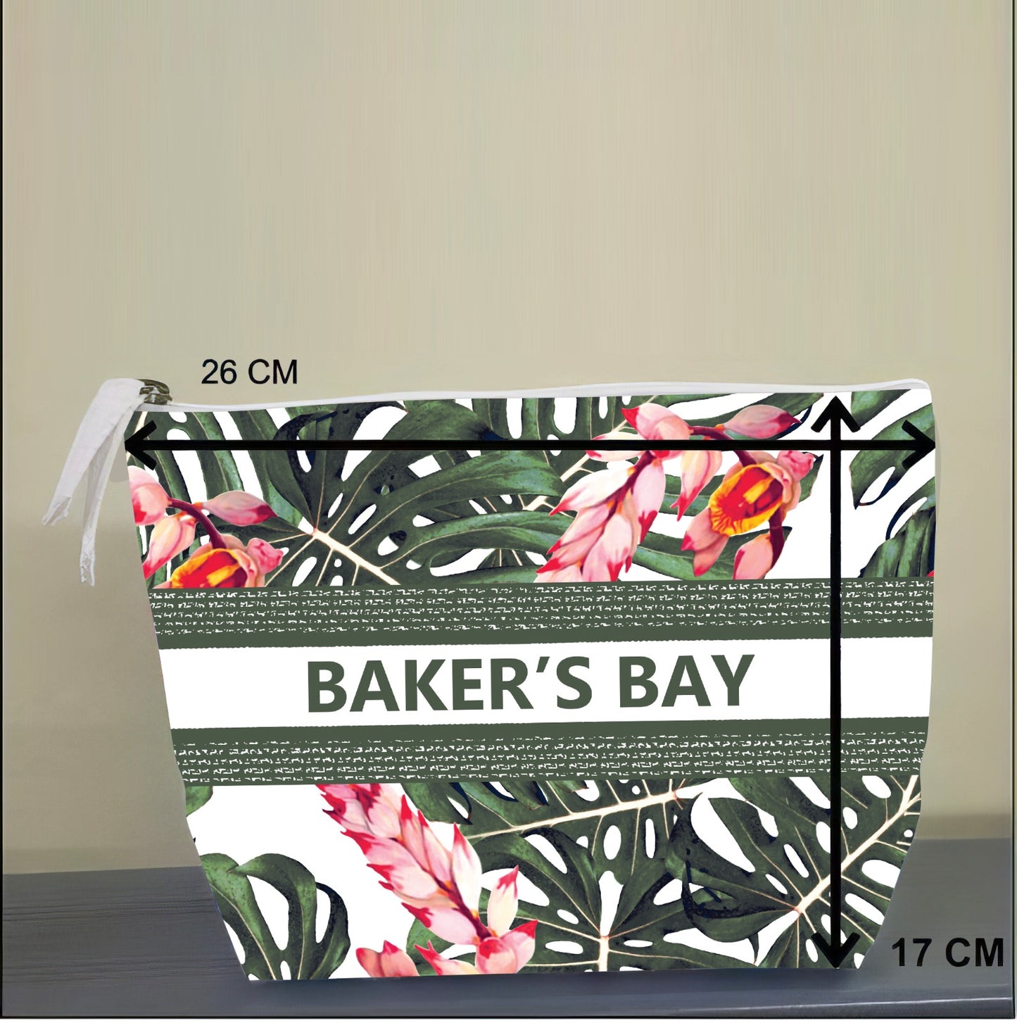 Hudson Palm Beach Cotton Canvas Travel Pouch Custom